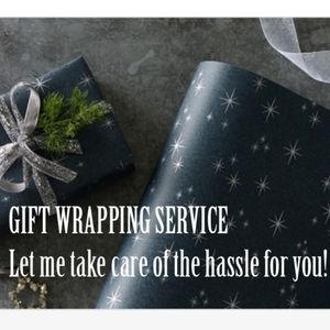 Gift wrapping service for purchased item